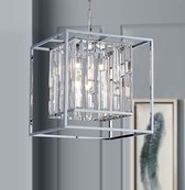 Moderne Kristallen Regendruppel Kroonluchter Inbouw LED Plafondlamp Hanglamp voor Eetkamer, Badkamer, Slaapkamer, Woonkamer 5 G9 Lampen