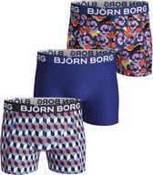 Björn Borg - Heren Onderbroeken 3-Pack Boxers Geo Camo - Multi - Maat S