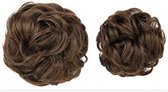 2x Hairbun Crunchie Haarstuk Haarknot Updo Messybun CHESTNUT