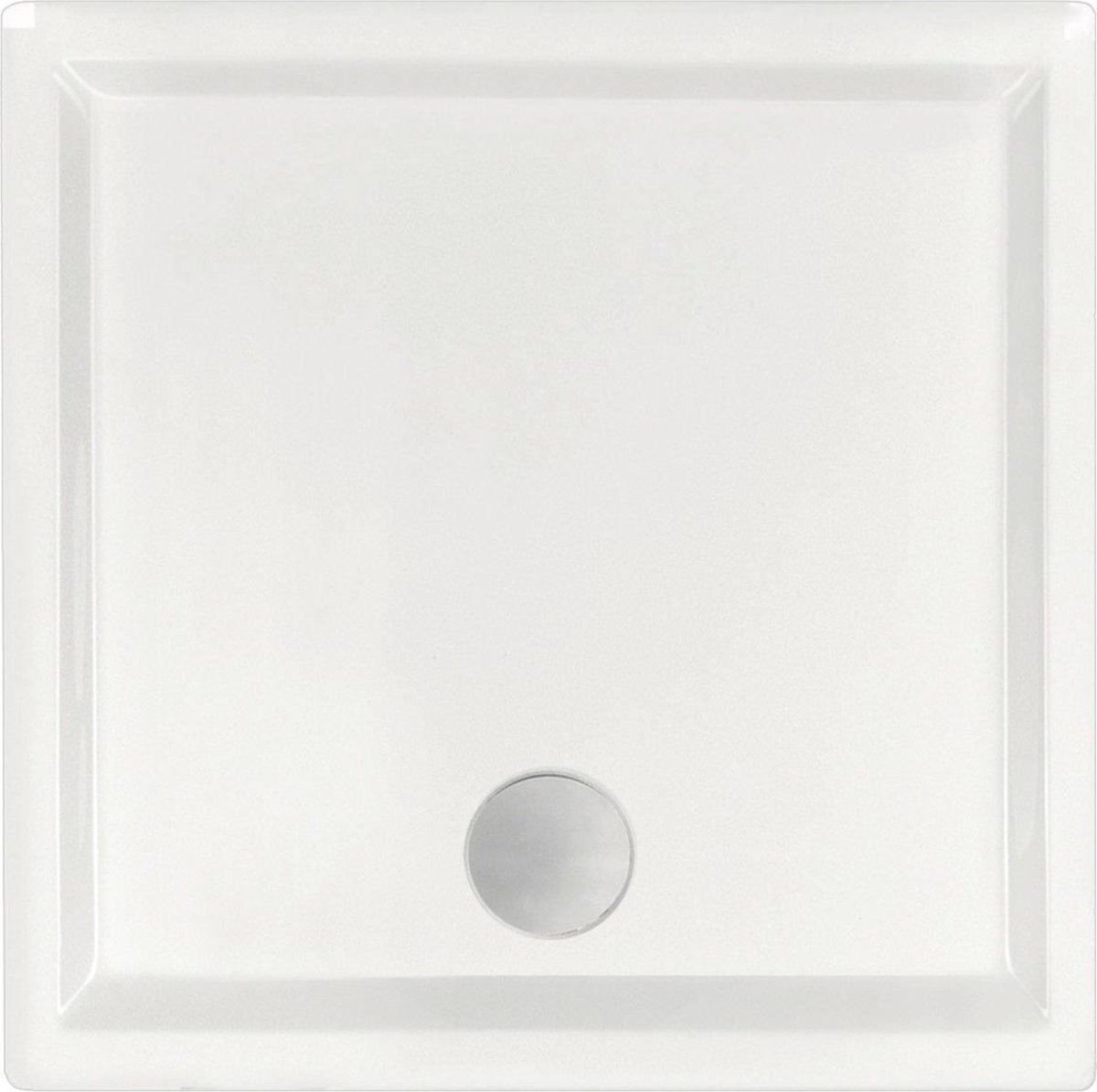 Douchebak Xenz Mariana Vierkant 90x90x4cm Acryl Wit