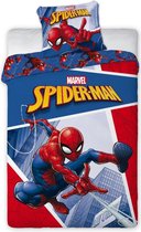 Spiderman dekbedovertrek - dubbelzijdig - Spider-Man dekbed - 1 persoons - 140 x 200 cm.