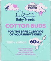 Coton-tiges spécialement pour les bébés - 6x boîte de 50 pièces - Baby Friendly - 100% coton - Clean Ears Baby