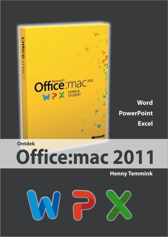 Cover van het boek 'Ontdek Office voor Mac' van Henny Temmink