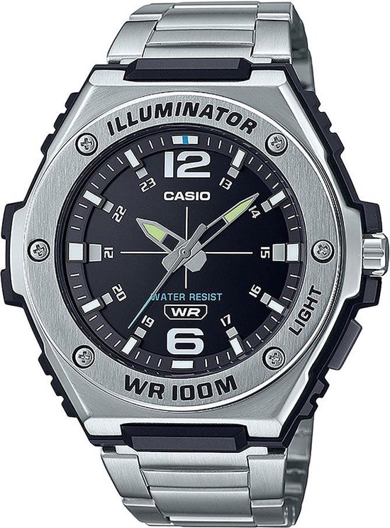 Casio Collection MWA-100HD-1AVEF Herenhorloge 50,6 mm - Zilverkleurig