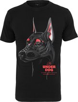 Heren T-Shirt Air Dog Tee zwart