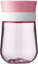Mepal Mio – 360° Oefenbeker 300 ml – stimuleert het zelf drinken – Deep pink – kan tegen een stootje – drinkbeker kinderen – lekvrije beker
