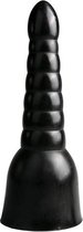 Bundle - All Black - XXL Dildo Belgoprism - Zwart met glijmiddel