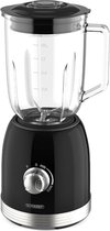 Schneider Retro Blender – 1,5 Liter Inhoud – Mat Zwart