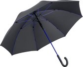 Automatische midsize paraplu - Style - zwart/blauw