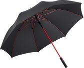 Automatische golf paraplu - Style - zwart/rood