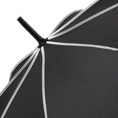Automatische midsize paraplu - Seam - zwart