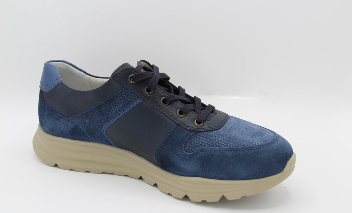 Mephisto Brayan- mulberry- blauwe sneaker- breed- (41)
