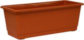 Geli - Bloembak voor balkon - Standard - 40 cm - Terracotta