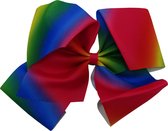 Jessidress Grote Haar clips van regenboog kleur Meisjes Haar strik van 20 cm