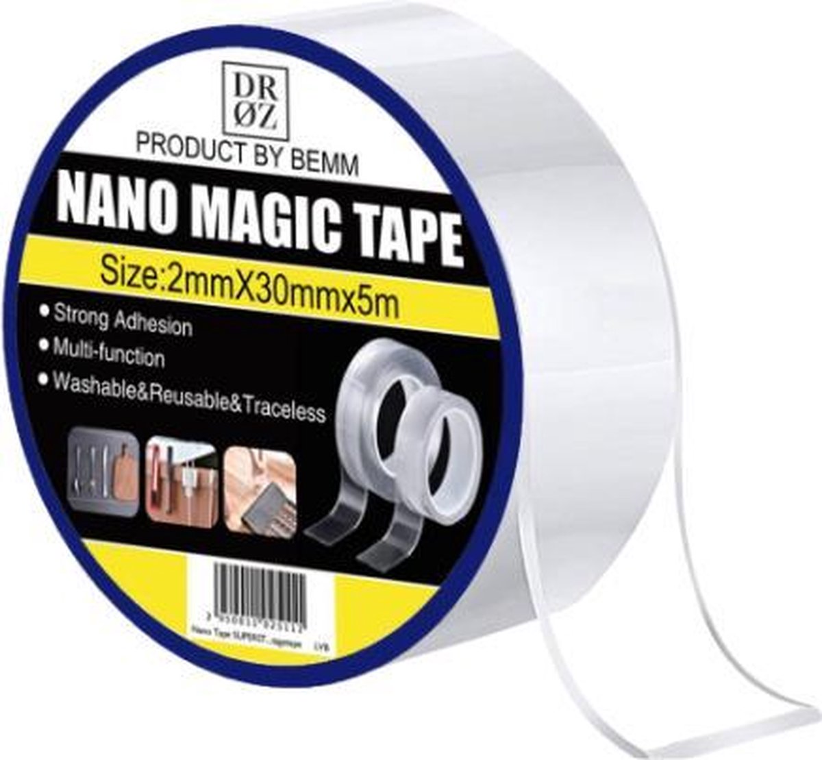 DROZ Nano tape 5 meter Dubbelzijdige tape Tape Plakband