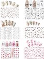 foto van GUAPÀ - Nail Art 3D Nagel Stickers Set - Nagel Decoratie & Versiering Folie - 6 Sticker Vellen