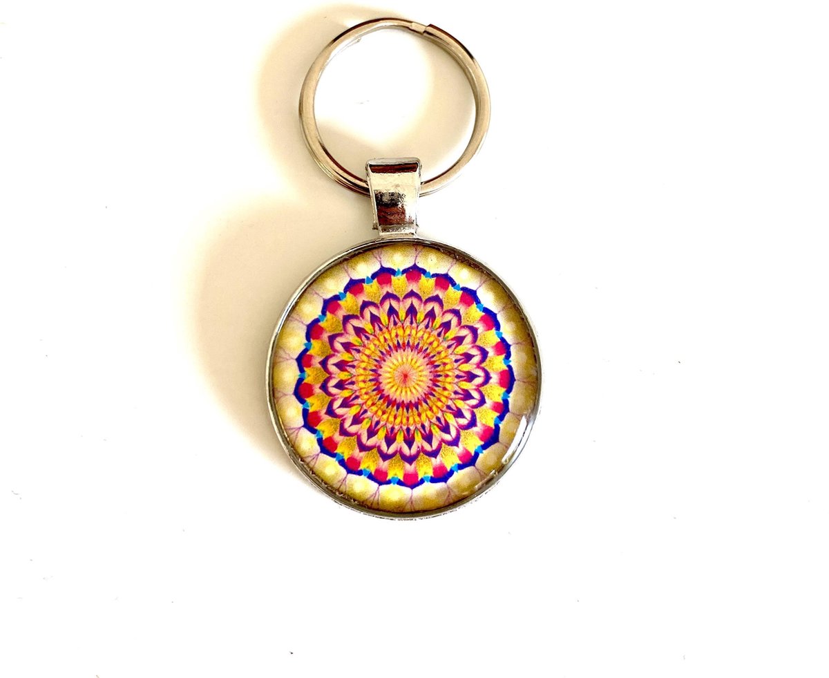 Lysel Handmade Sleutelhanger Mandala Jezelf Vieren