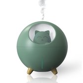Little cat Humidifier - Luchtbevochtiger babykamer - Nachtlampje Kinderen/Baby - Kinderlamp slaapkamer - Vernevelaar - Diffuser - Sfeerlamp