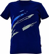 T-SHIRT SAFEWORKER MAAS MARINE/KORENBLAUW