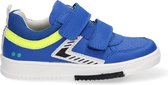Bunnies JR 221451-523 Jongens Lage Sneakers - Blauw - Leer - Klittenband