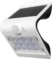 Luceco Solar LED-wandlamp - 1,5 Watt - Wit Licht (4000K) - Wit