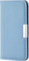 Samsung Galaxy M51 Hoesje - Mobigear - Classic Serie - Kunstlederen Bookcase - Blauw - Hoesje Geschikt Voor Samsung Galaxy M51