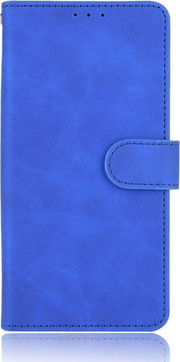 Mobigear Telefoonhoesje geschikt voor Motorola Edge Plus Hoesje | Mobigear Retro Bookcase Portemonnee | Pasjeshouder voor 2 Pasjes | Telefoonhoesje voor Pinpas / OV Kaart / Rijbewijs - Blauw