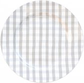 Bastion Collections - Ontbijtbord Taupe geruit