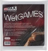 SexMAX WetGAMES Laklaken 180 x 220 cm - Wit - BDSM - Bondage - Wit - Discreet verpakt en bezorgd