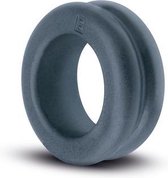 Cockring Met Dubbel Design - Toys voor heren - Penisring - Grijs - Discreet verpakt en bezorgd