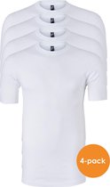 Promotion Lot de 4: Alan Red T-shirts Virginia - Col rond - blanc - Taille XXL
