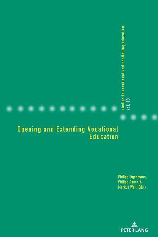 Studies in Vocational and Continuing Education 18 - Opening  ... - cover