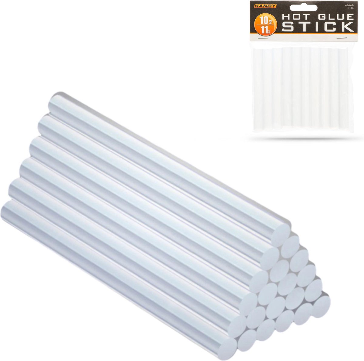 Handy - Lijmpistool Vullingen - Lijmpatronen 11MM Rond - 100MM Lang - Lijm Patronen voor Lijmpistool O.A. Handy Lijmpistool - BPK