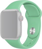 bandje geschikt voor Apple Watch bandje groen - Bandje bandje geschikt voor Apple Watch 38 mm / 40 mm