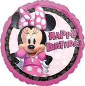 Amscan Folieballon Junior Minnie Mouse Happy Birthday 43 Cm