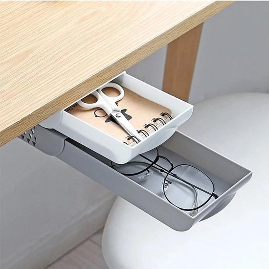 Bureaula (wit) | La voor onder uw bureau of tafel| cm x 22.5 cm x cm bol.com