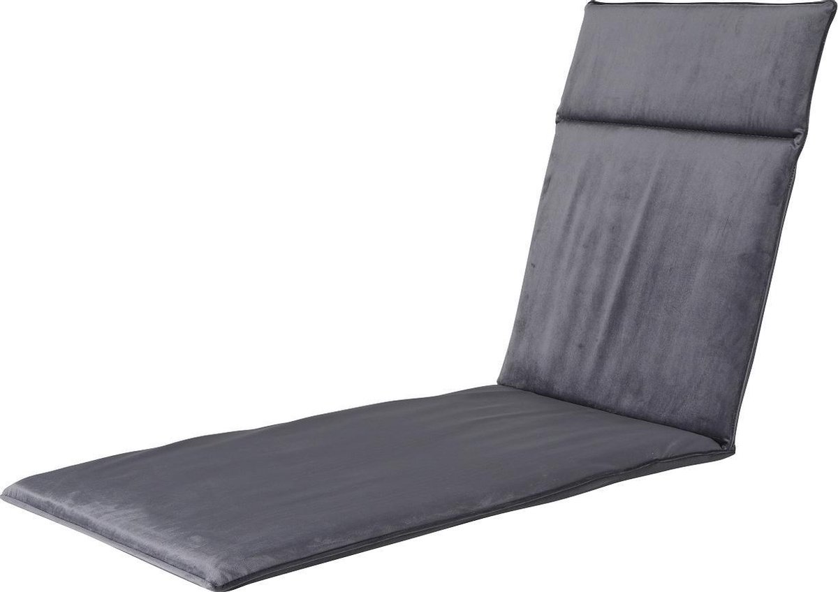 Madison ligbedkussen van 190 x 60 cm in Panama Velvet Grijs voor buiten, van het merk Madison.