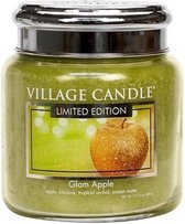 Village Candle Geurkaars - Glam Apple Ø9,5 x 15 cm Wax Groen
