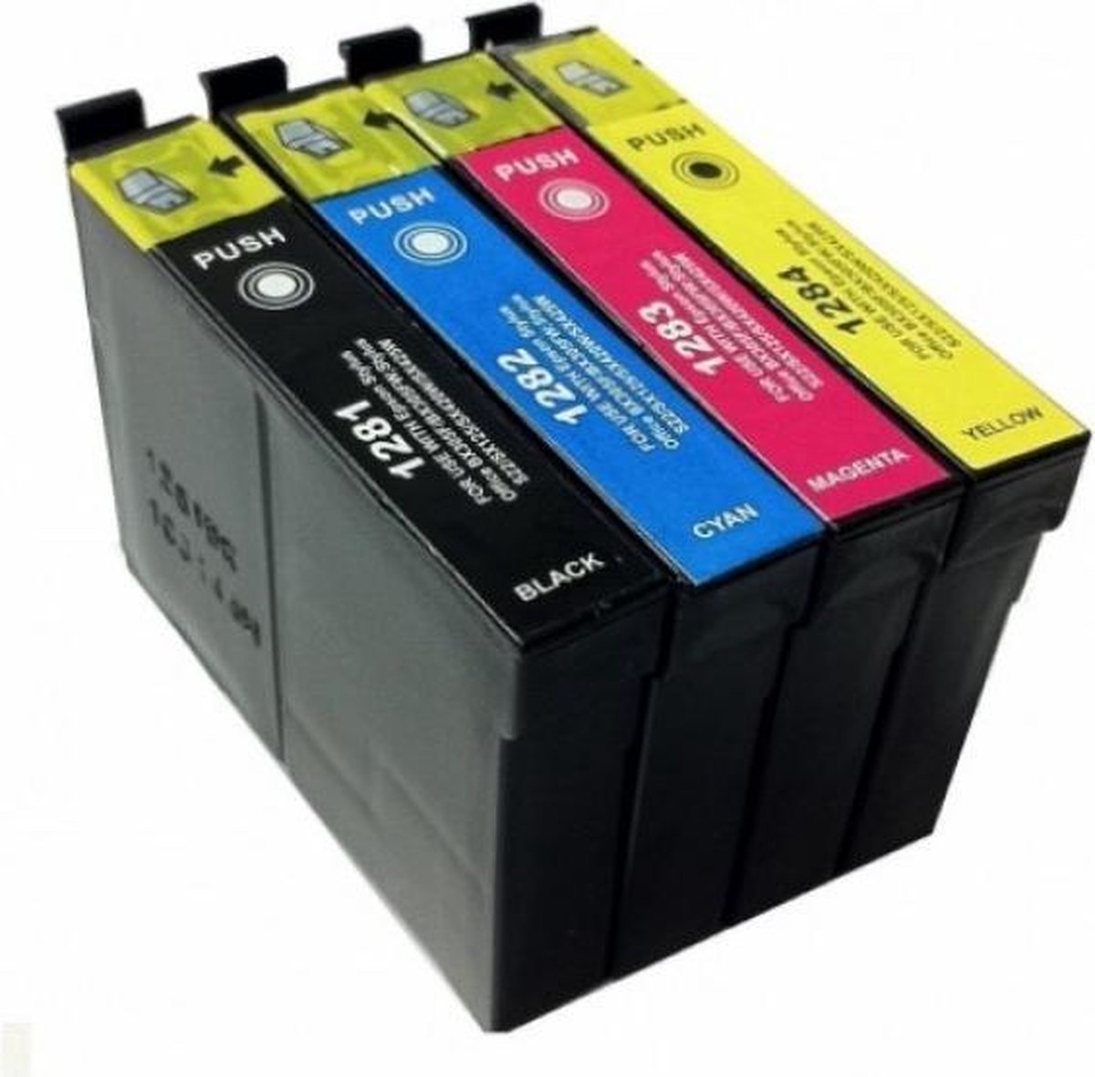 Inkmaster inktcartridges voor Epson T1285| Multipack van 4 cartridges voor Epson Stylus S22, SX125, SX130, SX230, SX235W, SX420, SX420W, SX425W, SX430W, SX435W, SX438W, SX440W, SX445W, Stylus Office BX305F, BX305FW
