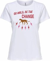 KIDS ONLY KONBETTIE S/S FIT HERO/CHANGE BOX JRS Meisjes Top - Maat 110/116