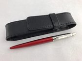 Parker Jotter Premium Red Grid CT Balpen met pen etui