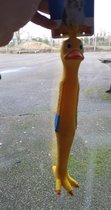 Squeeze  "geel eend  " 30 cm voor honden