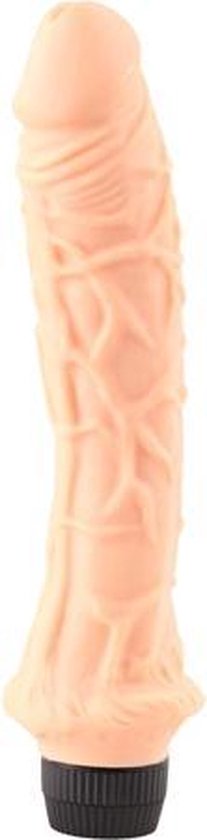 Vibrator Real Deal Big - Vibo's - Vibrator XXL - Beige