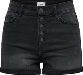 ONLY ONLHUSH LIFE HW BUTTON SHORTS NOOS Dames Shorts - Maat M