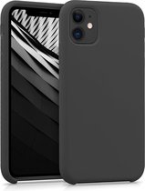 kwmobile telefoonhoesje voor Apple iPhone 11 - Hoesje met siliconen coating - Smartphone case in zwart