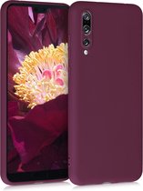kwmobile phone case pour Huawei P20 Pro - Etui pour smartphone - Coque arrière en violet bordeaux