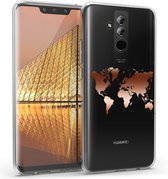 kwmobile telefoonhoesje voor Huawei Mate 20 Lite - Hoesje voor smartphone - Wereldkaart design