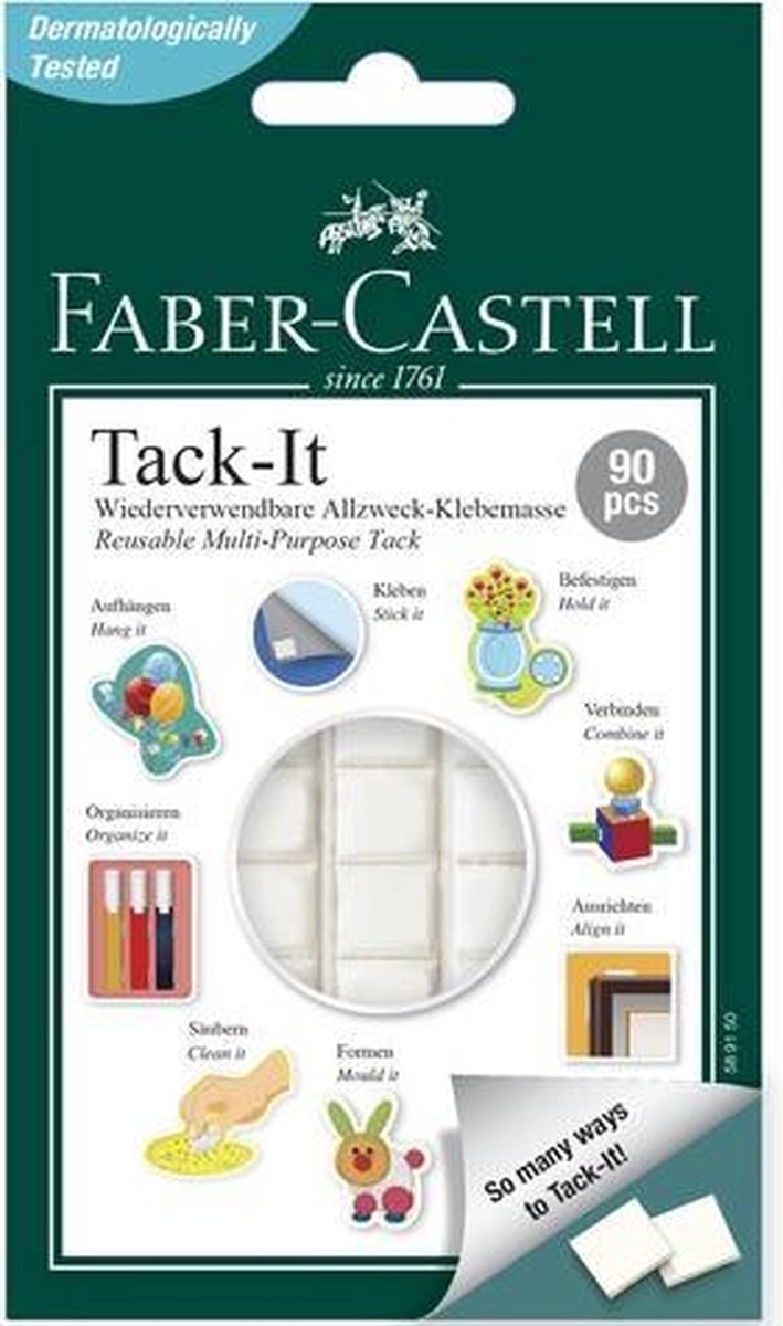 Faber-Castell Tack-it kleefpads - 90 stuks - FC-589150