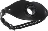 Strict Leather Locking Open Mouth Gag - BDSM - Zweepjes en Knevels - Zwart - Discreet verpakt en bezorgd