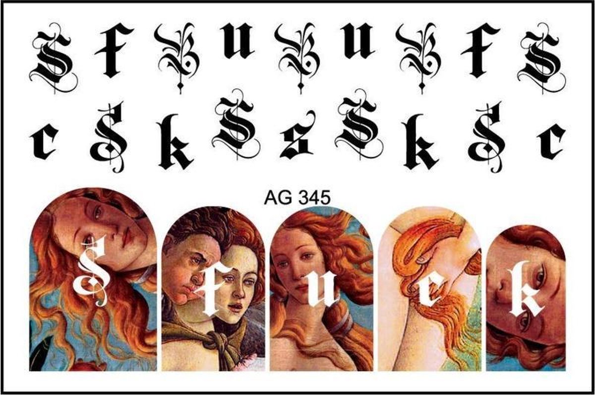 Goedkoopste Korneliya Airbrush Waterdecal AG 345